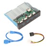 Front Panel USB 3.1 Hub 3.25in 10Gbps 4 Downstream Ports
