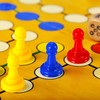 Gejoy 128 Pcs Board Game Pieces Multicolor Plastic Pawns Game