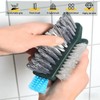 4 in 1 Scrape Brush with Rubber Squeegee, Shower Cleaning