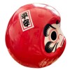 Ciieeo Japanese Daruma Doll Zen Statue Daruma Figurine Ceramic Bobble