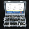 Glarks 320Pcs Stainless Steel Neoprene Backed EPDM Bonded Sealing Washers