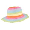 Children's Straw Hat, Beach Hat, Colourful Children's Bell, Crushable &