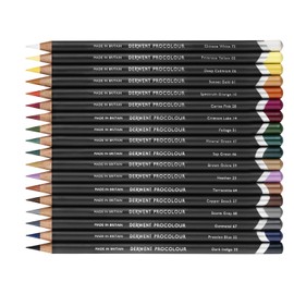 Derwent Procolour Pencils Set Of 36 In Tin, 4mm Round Core, Premium Core Strength, Smooth Texture, For Fine Art Drawing & Colouring, Professional, 2302507, Yellow,Blue,Green,Red,Pink,Black,Purple