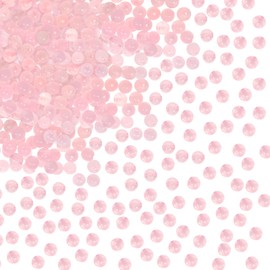 TOAOB 100 Pieces 4 mm Natural Gemstone Beads Rose Quartz Round Loose Beads with Hole for Jewellery Crafts Threading DIY Bracelet Necklaces Jewellery Making