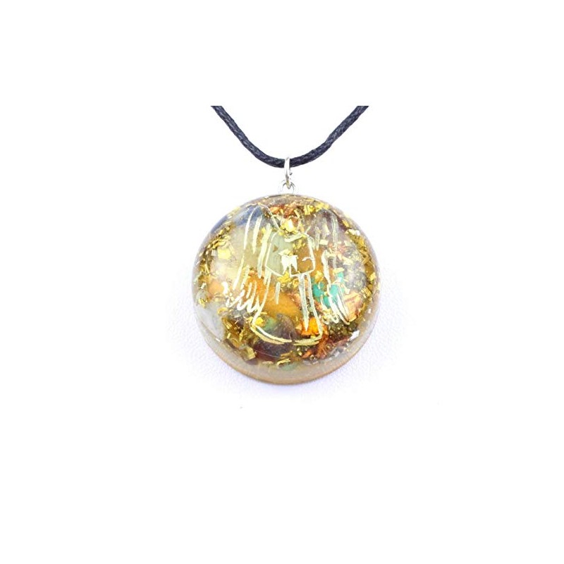 Orpanit® Orgonite Energy Pendant Guardian Angel Gold