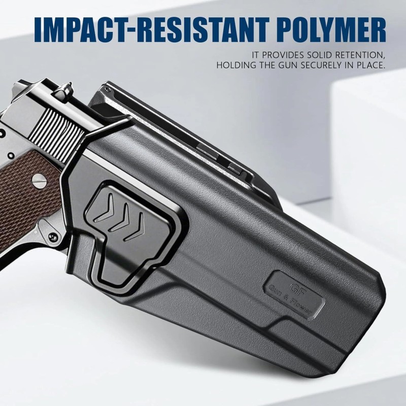GUN & FLOWER OWB Holster Fits 1911 5'' No Rail