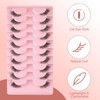 ELNX Half Lashes, 10 Pairs Natural Cat Eye Lashes Half