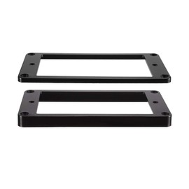 sourcing map Humbucker Pickup Ring Pickup Mounting Frame Flat Base 35 for Neck and 79 for Bridge Pickup Black