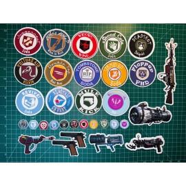 COD Zombies Perk Soda Wonder Weapon High Quality Sticker Set