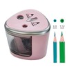 Electric Pencil Sharpener Double Holes Automatic Pencil Sharpener for Students