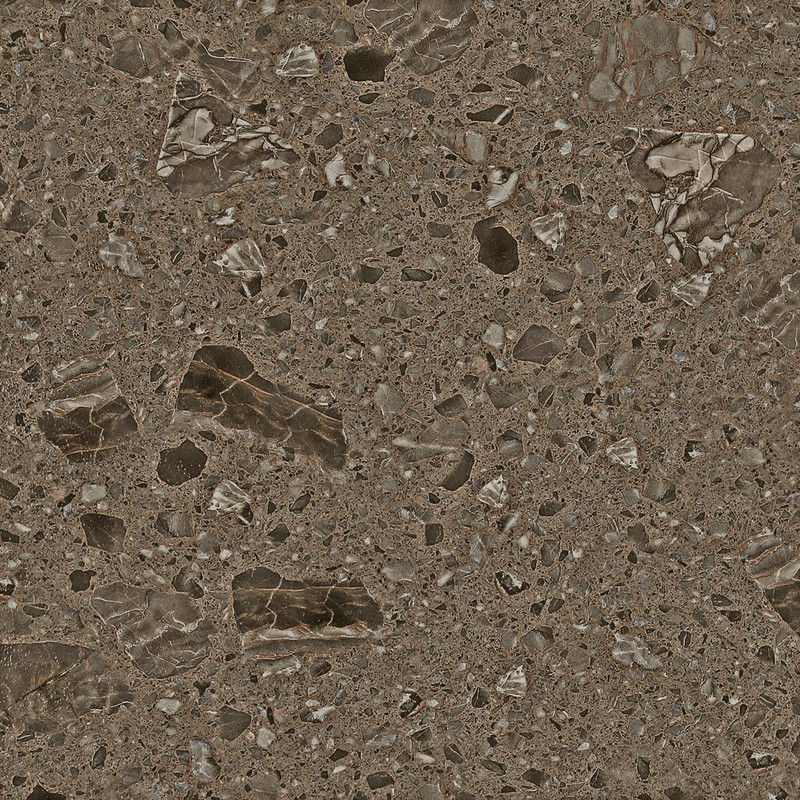 VaryPaper 20-Pack 12" x 12" Brown Terrazzo Floor Tiles Peel