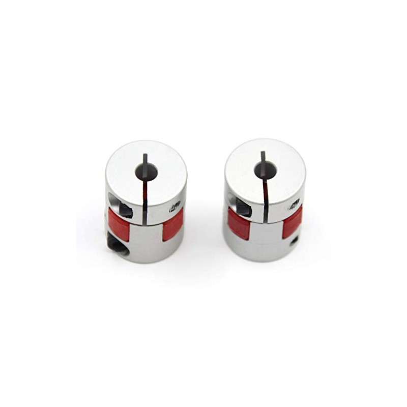 Befenybay 2pcs 5 mm to 5 mm Aluminium Plum Flexible