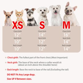 PUPTECK Plaid Dog Christmas Dress Cute Puppy Costume Outfit Small Dogs Clothes with Bowknot Skirt, Snow, XS