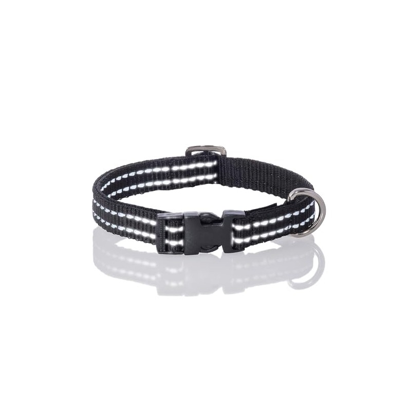 Pet Passion Adjustable Reflective Dog Pet Collar for Small, Medium
