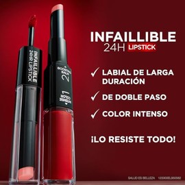 LOral Paris Labial Infallible X3 24h 506 Red 3.7ml                                                                                                    