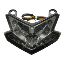 iTobest Taillight - Integrated LED Tail Brake Turn Signal Light Compatible with KAWASAKI Z125 2016-2018 Z800 NINJA ZX-6R 2013-2018 (Smoke)