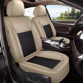 Unbranded PU Leather Protector Car 5 Seat Covers Front Rear for Subaru Forester 2000-2024