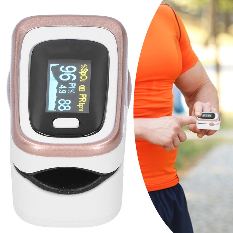 Fingertip Clamp Pulse Oximeter Blood LCD Display Oxygen Saturation Test