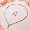 EVER FAITH Mujer Sets de Joyería Cristal Zirconia Cúbica Gota