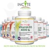 Vitamin D 4000iu - 400 Premium Vitamin D3 Easy-Swallow Micro