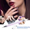 Nail Rhinestone Picker Dotting Tool with Extra 2 Wax Head,
