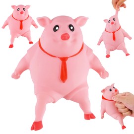 MINISOISO 2 Stück Schweine Quetschspielzeug, Anti Stress Schwein, Kreatives Dekompressions Piggy, Schwein Stressspielzeug, Squishy Squeeze Spielzeug, Anti Stress Spielzeug für Kinder Erwachsener