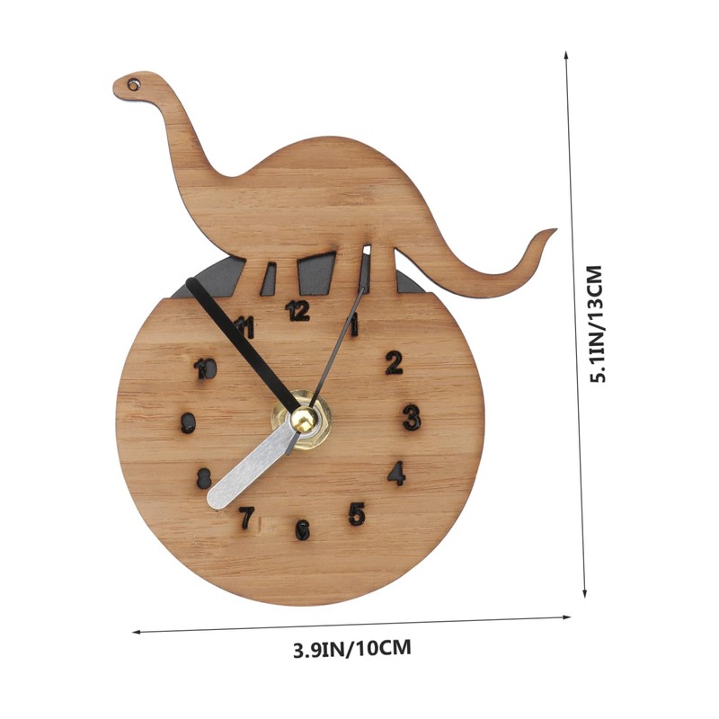 BIUDECO Attractive Dinosaur Pattern Magnetic Clock Fridge Stickers for Easy