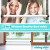 Window Security Bars, 18"-51" Adjustable Window Bars Security Inside, Burglar