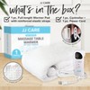 JJ CARE Massage Table Warmer 31"x71", Digital 5 Heat Control