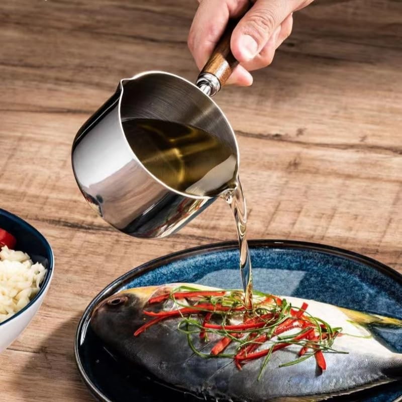 Stainless Steel Mini Butter Warmer – 8.5oz (250ml) with Dual