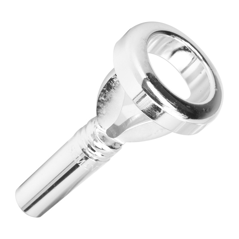 Trombone Mouthpiece Trainer Cooper Silver Plated Simulator Trumpet Practice Instrument