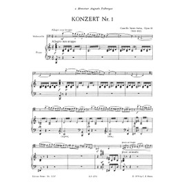 Concerto No. 1 in A minor Op.33 (Edition Peters)