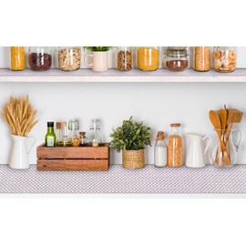 Cabinet Liners 5Rolls*18Inchx96Inch Wide Non Adhesive Kitchen Drawer Liner, Waterproof Shelf Liner Durable Anti-Slip for Kitchen Cabinets Shelf Liner Oil-Proof