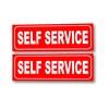 eSplanade Self Service Sign Sticker Decal - Easy to Mount