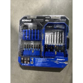 Kobalt XTR Impact Screwdriver Bit Set 40 Piece 1/4 Hex Shank Factory Sealed