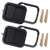 APPERFiT Exterior & Interior Door Handles w/Keepers Compatible with Jeep