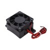 PTC Fan Heater DC12V 50W Constant Temp Heating Insulated Mini