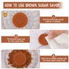 Brown Sugar Keeper Container 1000ml, Glass Jar with Lid and