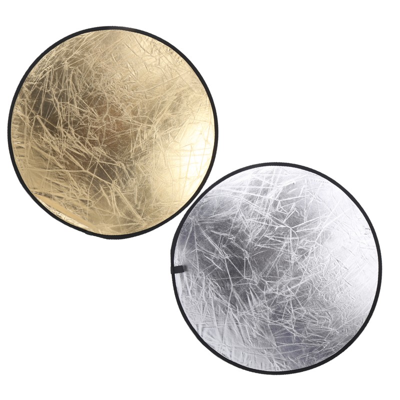 110cm Round Reflector 2 in 1 Collapsible Round Photography Reflector