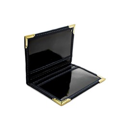 Glamified - New Leather Oyster Travel Card Bus Pass Holder Wallet Rail Card Cover CASE (Polka Dot(Black))