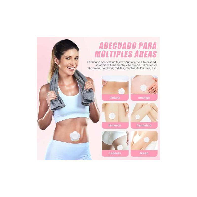 Parches Autoadhesivos de Aceite de Ricino para Ombligo, 120PCS Autoadhesivo