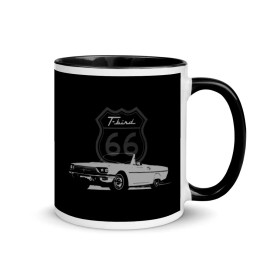 Racing Roots 1966 Ford Thunderbird T-bird Convertible Classic Car 66 Mug with Color Inside
