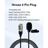 SEYUGOPTI 4Pin Plug Lavalier Lapel Microphone for Audio-Technica Wireless Transmitter,