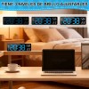 Reloj De Pared Digital Con Termómetro, Alarmas Y Calendario