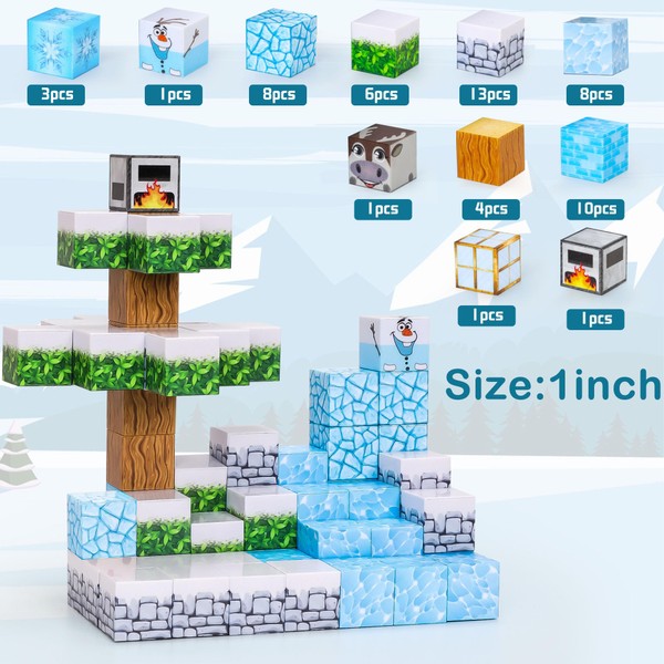 ROHSCE Magnetic Blocks Building Toys - Build Set, Magnet for