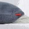 Mandioo Grey Faux Fur Cushion Covers 22x22 Inches Cushion Cases