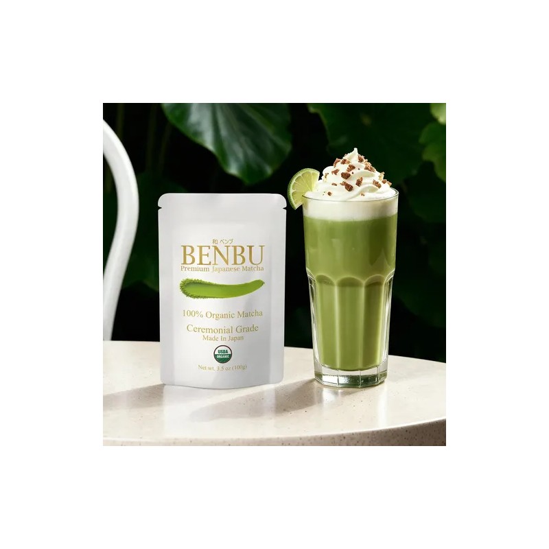 Benbu Té Matcha Orgánico Benbu Grado Ceremonial 100 G