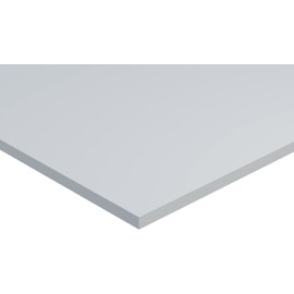 Plastic Cutting Board Sheet, Food Grade HDPE, Natural (White), 1/4" Thick, 36" W x 42" L