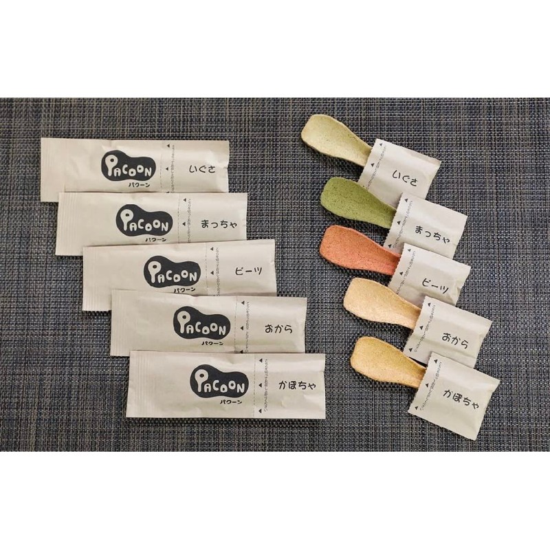 Pacoon Pumpkin, Okara, Beets, Grass and Matcha, 4 Bottles Each,