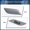 INFINAUTO Front Right Side Bumper Headlight Washer Nozzle Cover Cap